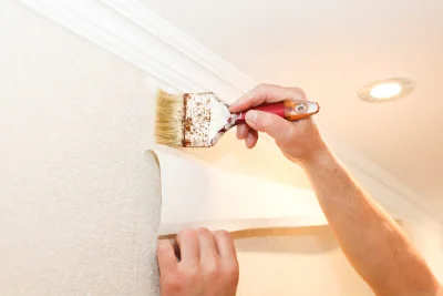 Pose de papier peint à Bouzeron — revêtements muraux et toiles de verre